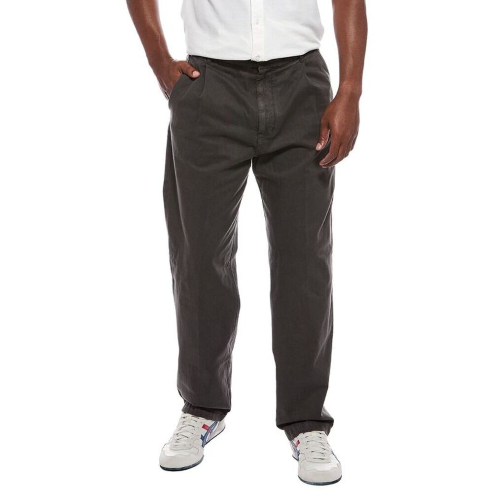 Madewell Mens  Pleated Twill Trouser, Gray